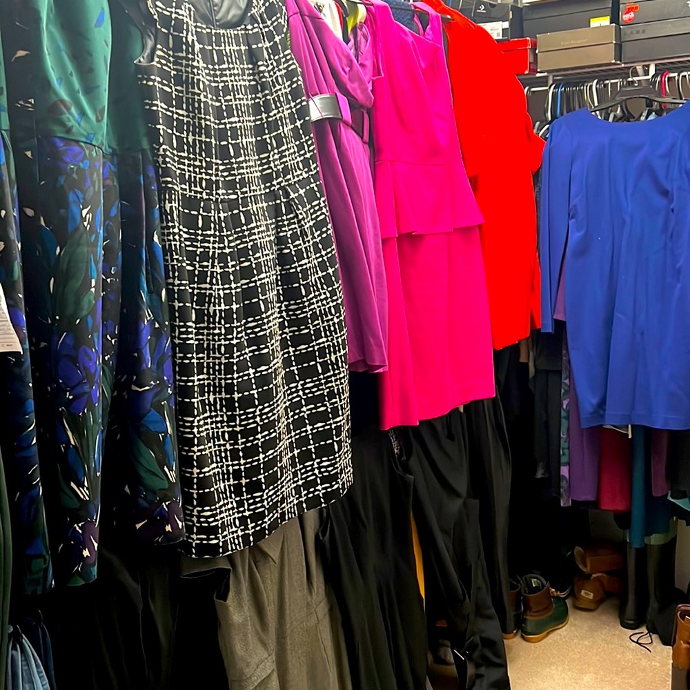 Work dresses, 14 total.  Size 8, 10, and 12. Calvin Klein, Anne Klein, Tahari